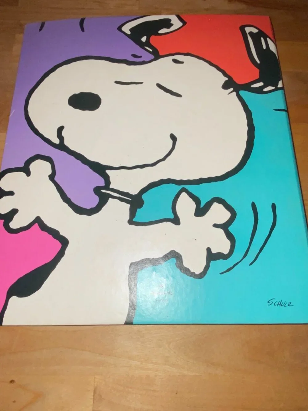80s / 90s Hallmark Grinning Snoopy Refillable Scrapbook